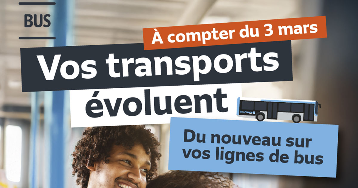 Vos lignes de bus évoluent !